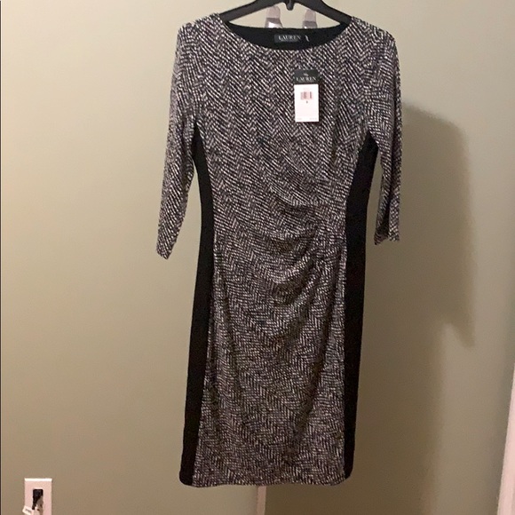 Lauren Ralph Lauren Dresses & Skirts - NWT Lauren Ralph Lauren dress asymmetric rushing 8